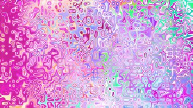 Yumuşak mor ve pembe tonlara sahip soyut organik hücresel doku, sıvı mozaik desen ve rüya gibi dijital yüzey