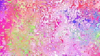 Yumuşak mor ve pembe tonlara sahip soyut organik hücresel doku, sıvı mozaik desen ve rüya gibi dijital yüzey