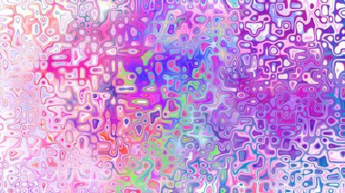 Yumuşak mor ve pembe tonlara sahip soyut organik hücresel doku, sıvı mozaik desen ve rüya gibi dijital yüzey