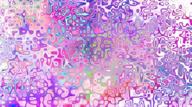 Yumuşak mor ve pembe tonlara sahip soyut organik hücresel doku, sıvı mozaik desen ve rüya gibi dijital yüzey