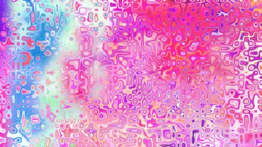 Yumuşak mor ve pembe tonlara sahip soyut organik hücresel doku, sıvı mozaik desen ve rüya gibi dijital yüzey