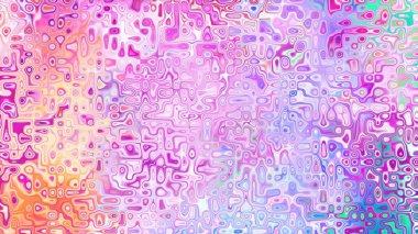 Yumuşak mor ve pembe tonlara sahip soyut organik hücresel doku, sıvı mozaik desen ve rüya gibi dijital yüzey