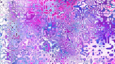 Yumuşak mor ve pembe tonlara sahip soyut organik hücresel doku, sıvı mozaik desen ve rüya gibi dijital yüzey
