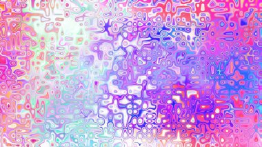 Yumuşak mor ve pembe tonlara sahip soyut organik hücresel doku, sıvı mozaik desen ve rüya gibi dijital yüzey