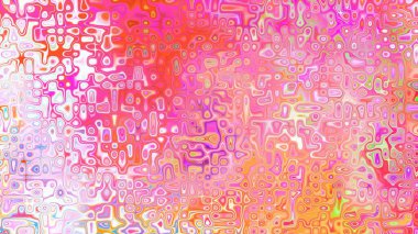 Yumuşak mor ve pembe tonlara sahip soyut organik hücresel doku, sıvı mozaik desen ve rüya gibi dijital yüzey