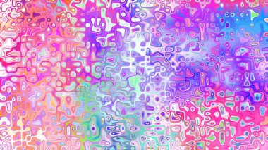 Yumuşak mor ve pembe tonlara sahip soyut organik hücresel doku, sıvı mozaik desen ve rüya gibi dijital yüzey