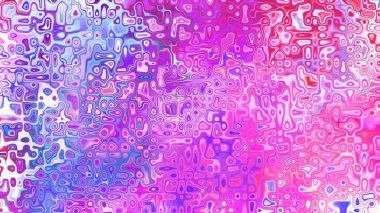 Yumuşak mor ve pembe tonlara sahip soyut organik hücresel doku, sıvı mozaik desen ve rüya gibi dijital yüzey