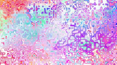 Yumuşak mor ve pembe tonlara sahip soyut organik hücresel doku, sıvı mozaik desen ve rüya gibi dijital yüzey