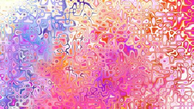 Yumuşak mor ve pembe tonlara sahip soyut organik hücresel doku, sıvı mozaik desen ve rüya gibi dijital yüzey