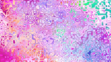 Yumuşak mor ve pembe tonlara sahip soyut organik hücresel doku, sıvı mozaik desen ve rüya gibi dijital yüzey
