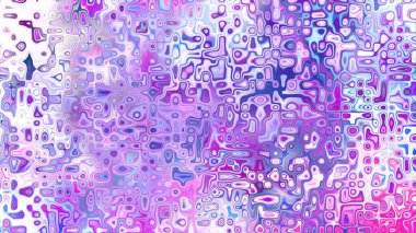 Yumuşak mor ve pembe tonlara sahip soyut organik hücresel doku, sıvı mozaik desen ve rüya gibi dijital yüzey