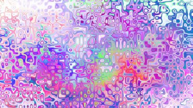 Yumuşak mor ve pembe tonlara sahip soyut organik hücresel doku, sıvı mozaik desen ve rüya gibi dijital yüzey