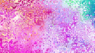 Yumuşak mor ve pembe tonlara sahip soyut organik hücresel doku, sıvı mozaik desen ve rüya gibi dijital yüzey