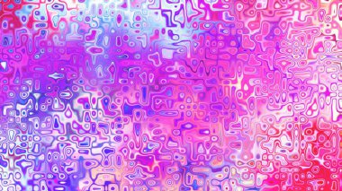 Yumuşak mor ve pembe tonlara sahip soyut organik hücresel doku, sıvı mozaik desen ve rüya gibi dijital yüzey