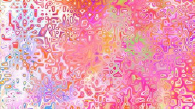 Yumuşak mor ve pembe tonlara sahip soyut organik hücresel doku, sıvı mozaik desen ve rüya gibi dijital yüzey