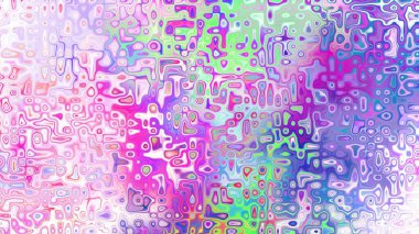 Yumuşak mor ve pembe tonlara sahip soyut organik hücresel doku, sıvı mozaik desen ve rüya gibi dijital yüzey