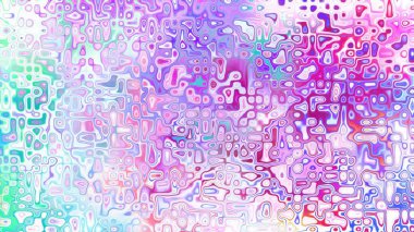 Yumuşak mor ve pembe tonlara sahip soyut organik hücresel doku, sıvı mozaik desen ve rüya gibi dijital yüzey