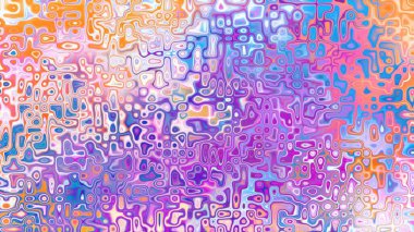 Yumuşak mor ve pembe tonlara sahip soyut organik hücresel doku, sıvı mozaik desen ve rüya gibi dijital yüzey