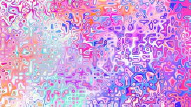 Yumuşak mor ve pembe tonlara sahip soyut organik hücresel doku, sıvı mozaik desen ve rüya gibi dijital yüzey