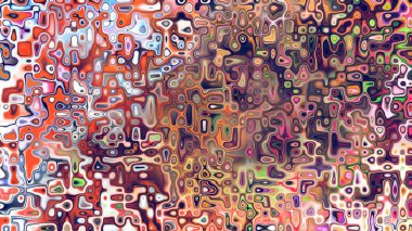 Yumuşak mor ve pembe tonlara sahip soyut organik hücresel doku, sıvı mozaik desen ve rüya gibi dijital yüzey