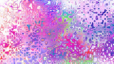 Yumuşak mor ve pembe tonlara sahip soyut organik hücresel doku, sıvı mozaik desen ve rüya gibi dijital yüzey