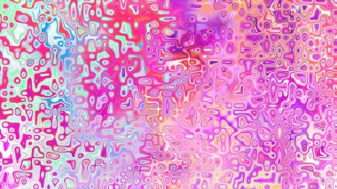 Yumuşak mor ve pembe tonlara sahip soyut organik hücresel doku, sıvı mozaik desen ve rüya gibi dijital yüzey