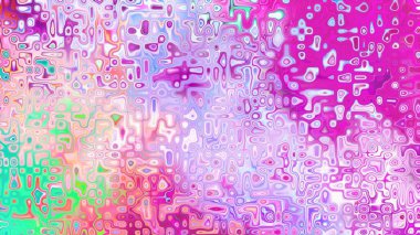 Yumuşak mor ve pembe tonlara sahip soyut organik hücresel doku, sıvı mozaik desen ve rüya gibi dijital yüzey