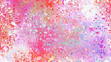 Yumuşak mor ve pembe tonlara sahip soyut organik hücresel doku, sıvı mozaik desen ve rüya gibi dijital yüzey