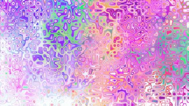 Yumuşak mor ve pembe tonlara sahip soyut organik hücresel doku, sıvı mozaik desen ve rüya gibi dijital yüzey