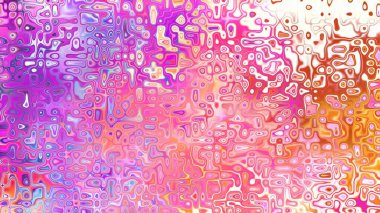 Yumuşak mor ve pembe tonlara sahip soyut organik hücresel doku, sıvı mozaik desen ve rüya gibi dijital yüzey