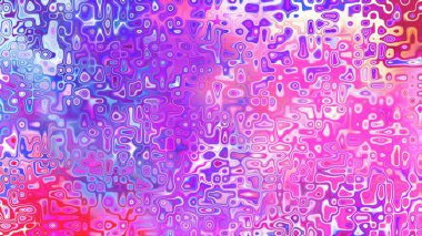 Yumuşak mor ve pembe tonlara sahip soyut organik hücresel doku, sıvı mozaik desen ve rüya gibi dijital yüzey