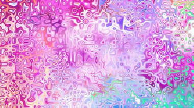 Yumuşak mor ve pembe tonlara sahip soyut organik hücresel doku, sıvı mozaik desen ve rüya gibi dijital yüzey