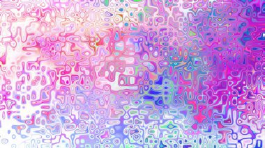 Yumuşak mor ve pembe tonlara sahip soyut organik hücresel doku, sıvı mozaik desen ve rüya gibi dijital yüzey