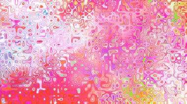 Yumuşak mor ve pembe tonlara sahip soyut organik hücresel doku, sıvı mozaik desen ve rüya gibi dijital yüzey