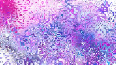 Yumuşak mor ve pembe tonlara sahip soyut organik hücresel doku, sıvı mozaik desen ve rüya gibi dijital yüzey