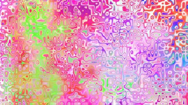 Yumuşak mor ve pembe tonlara sahip soyut organik hücresel doku, sıvı mozaik desen ve rüya gibi dijital yüzey