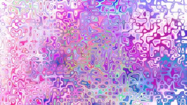 Yumuşak mor ve pembe tonlara sahip soyut organik hücresel doku, sıvı mozaik desen ve rüya gibi dijital yüzey