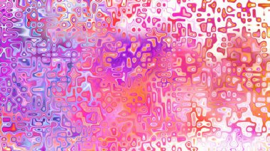 Yumuşak mor ve pembe tonlara sahip soyut organik hücresel doku, sıvı mozaik desen ve rüya gibi dijital yüzey