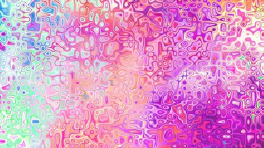 Yumuşak mor ve pembe tonlara sahip soyut organik hücresel doku, sıvı mozaik desen ve rüya gibi dijital yüzey