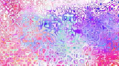 Yumuşak mor ve pembe tonlara sahip soyut organik hücresel doku, sıvı mozaik desen ve rüya gibi dijital yüzey