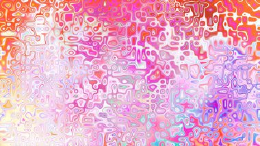 Yumuşak mor ve pembe tonlara sahip soyut organik hücresel doku, sıvı mozaik desen ve rüya gibi dijital yüzey