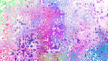 Yumuşak mor ve pembe tonlara sahip soyut organik hücresel doku, sıvı mozaik desen ve rüya gibi dijital yüzey