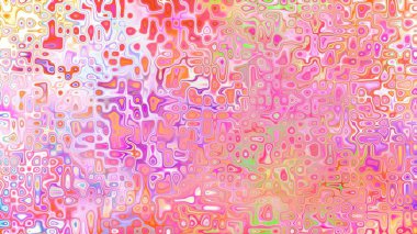 Yumuşak mor ve pembe tonlara sahip soyut organik hücresel doku, sıvı mozaik desen ve rüya gibi dijital yüzey