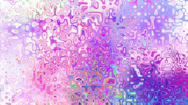 Yumuşak mor ve pembe tonlara sahip soyut organik hücresel doku, sıvı mozaik desen ve rüya gibi dijital yüzey