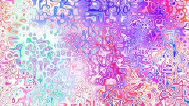 Yumuşak mor ve pembe tonlara sahip soyut organik hücresel doku, sıvı mozaik desen ve rüya gibi dijital yüzey