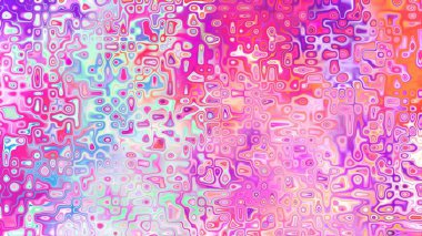 Yumuşak mor ve pembe tonlara sahip soyut organik hücresel doku, sıvı mozaik desen ve rüya gibi dijital yüzey
