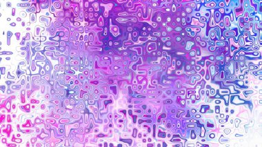 Yumuşak mor ve pembe tonlara sahip soyut organik hücresel doku, sıvı mozaik desen ve rüya gibi dijital yüzey