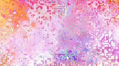 Yumuşak mor ve pembe tonlara sahip soyut organik hücresel doku, sıvı mozaik desen ve rüya gibi dijital yüzey
