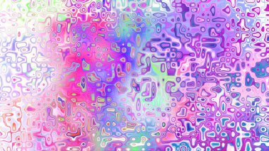 Yumuşak mor ve pembe tonlara sahip soyut organik hücresel doku, sıvı mozaik desen ve rüya gibi dijital yüzey