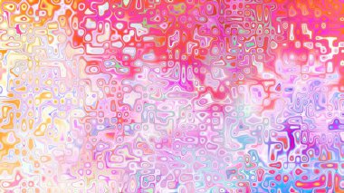 Yumuşak mor ve pembe tonlara sahip soyut organik hücresel doku, sıvı mozaik desen ve rüya gibi dijital yüzey